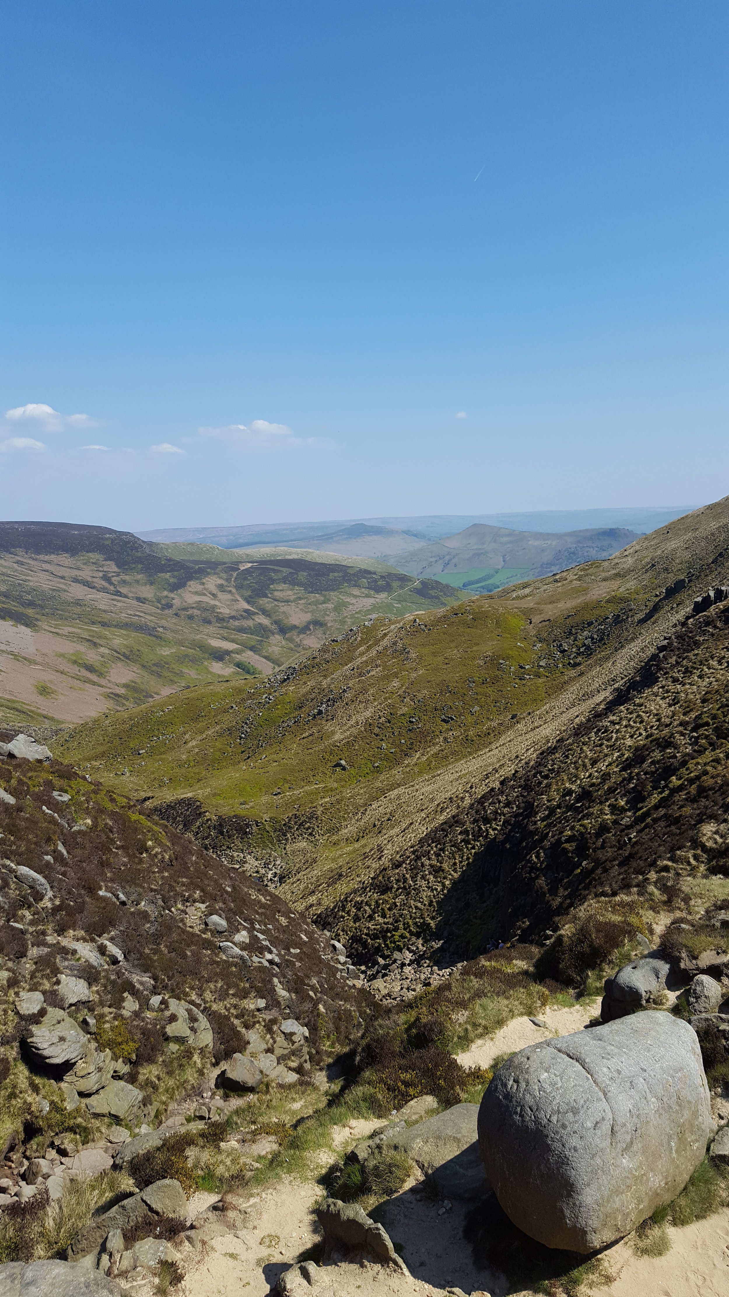 On top of Kinder Edge, Derbyshire