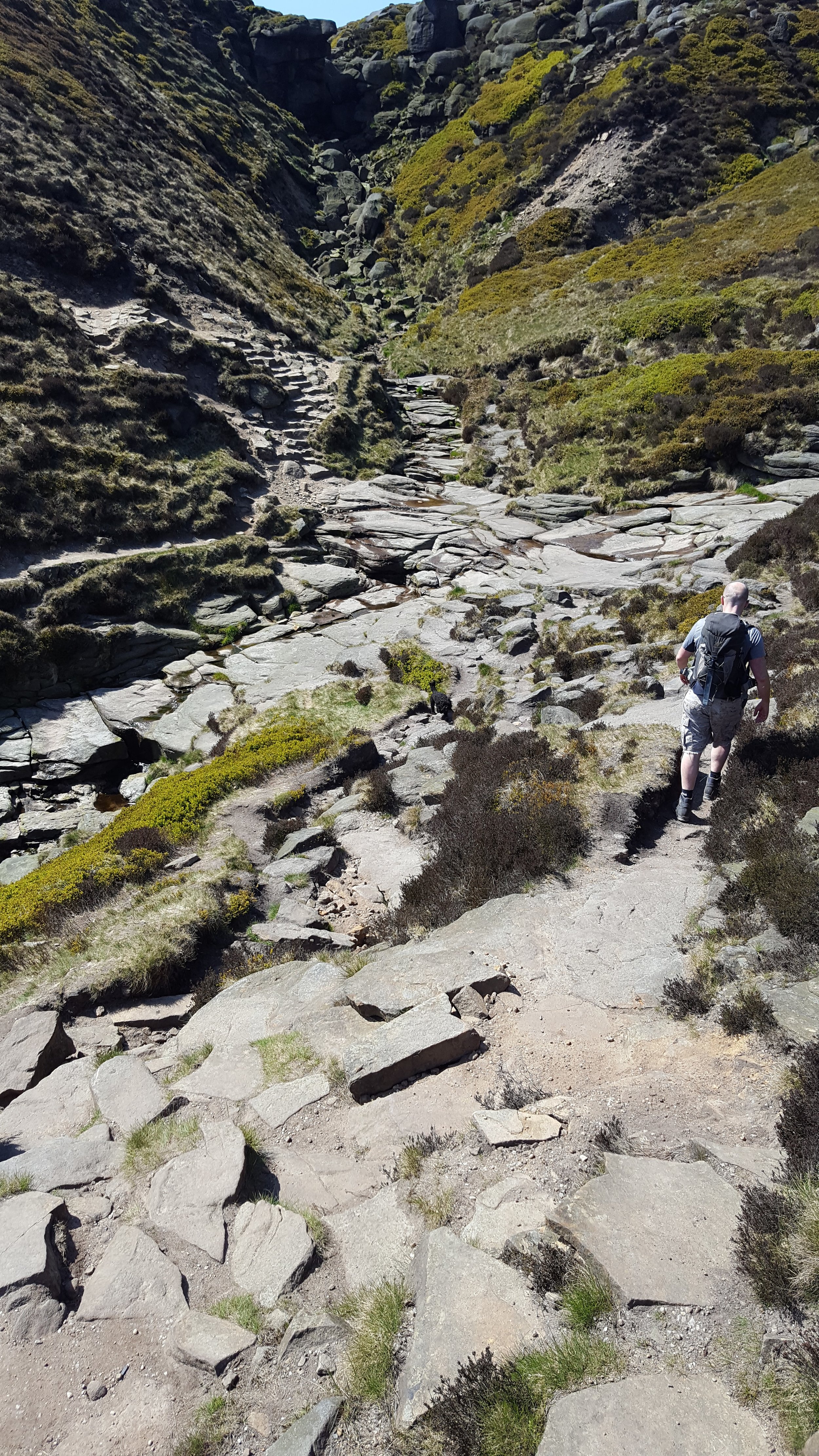 Getting the heart pumping - a walk up Kinder Edge, Derbyshire