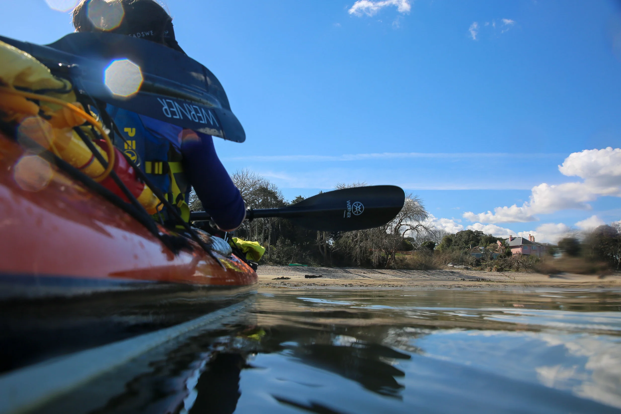 Open water training on the Isle of Wight ahead of the Kent coast and crossing the English Channel