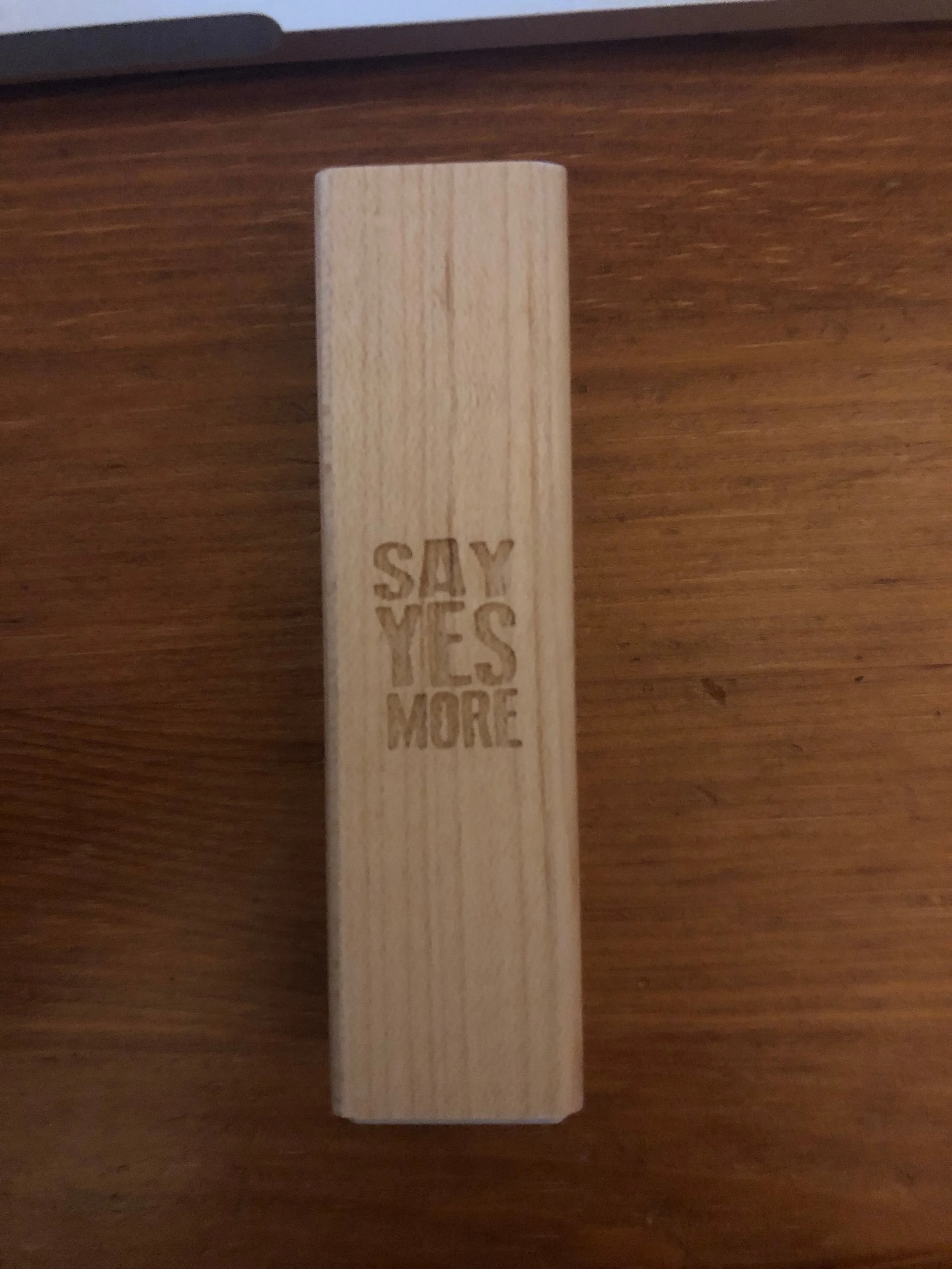 SayYesMore Wooden USB Power Pack
