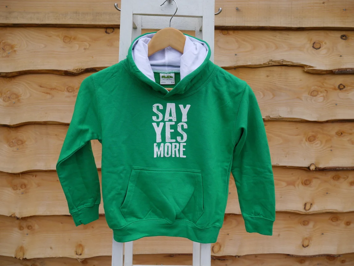 'Say Yes More' Kids Hoodie