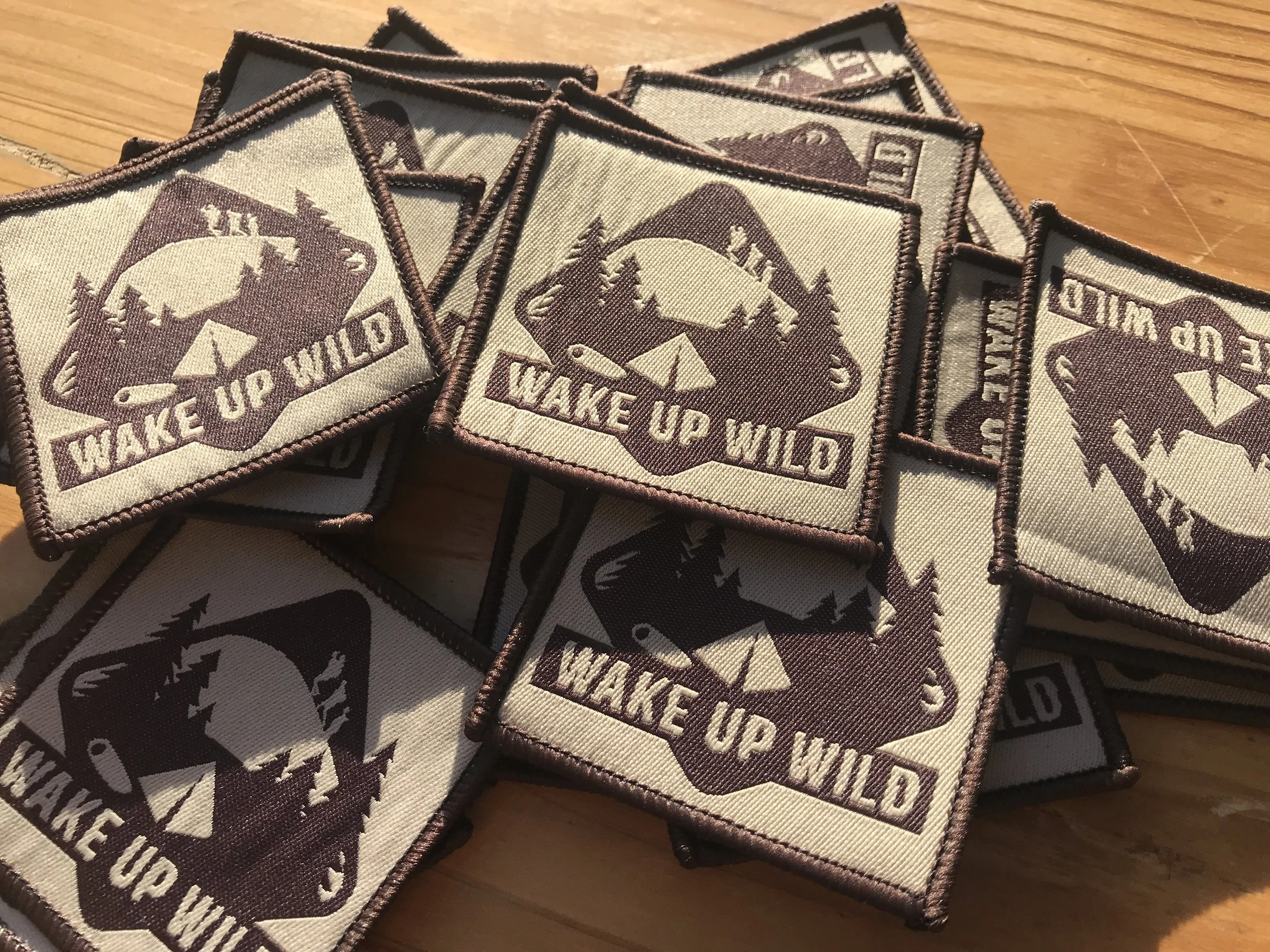 Wake Up Wild Stitch On Patches