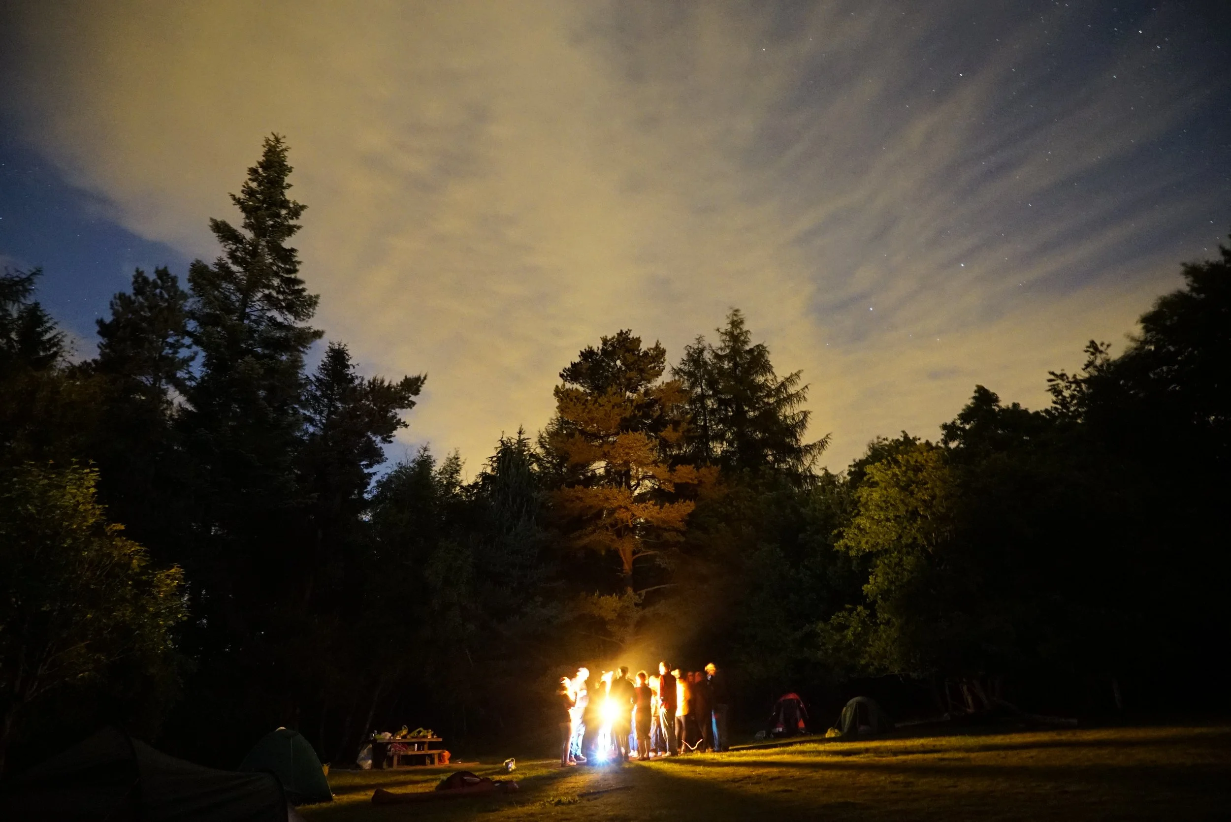 The first wild camp in June 2015.JPG