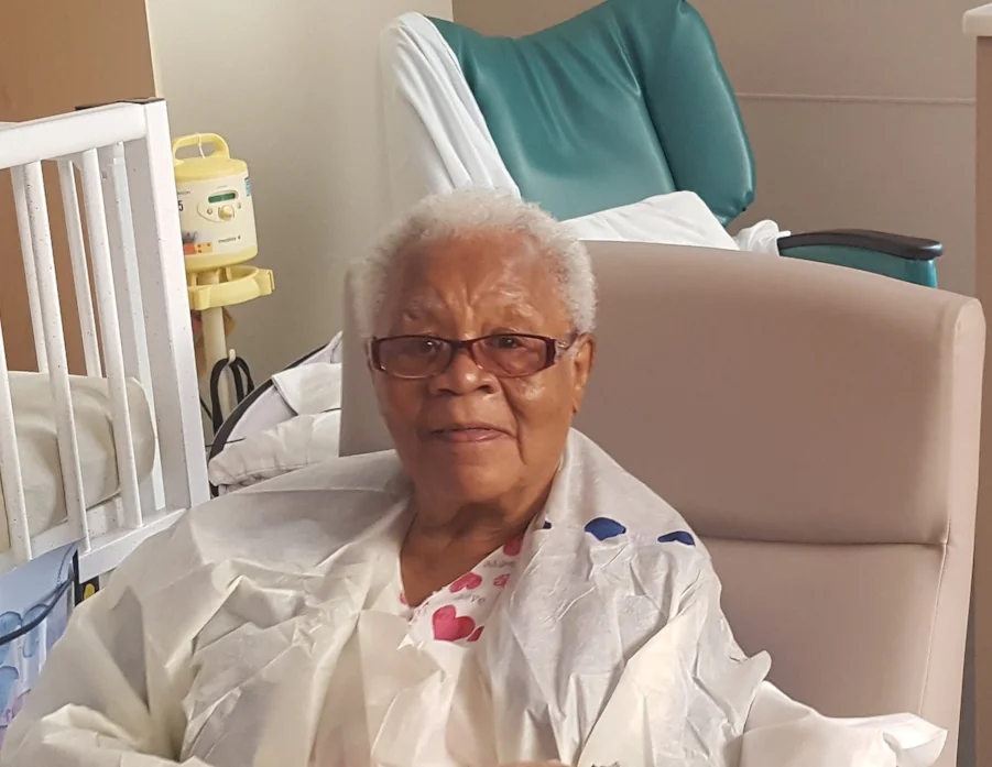 Grandma Lois rocks severely ill babies at Children's Mercy Hospital