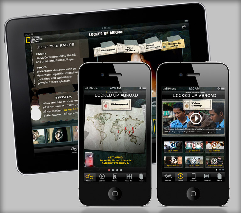 National Geographic "Locked Up Abroad" App