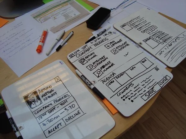 Even a few plain white board will do, to help examine your project flow
