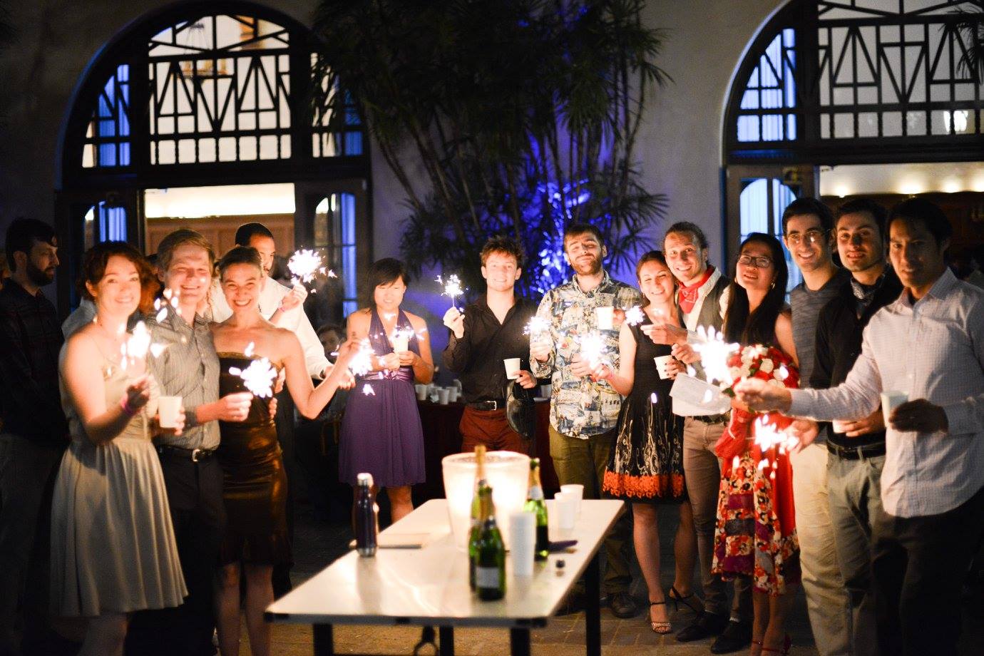 Caltech Tango Club participants and their partners at their Tango Challenge graduation at the student-organized Caltech Tango Marathon