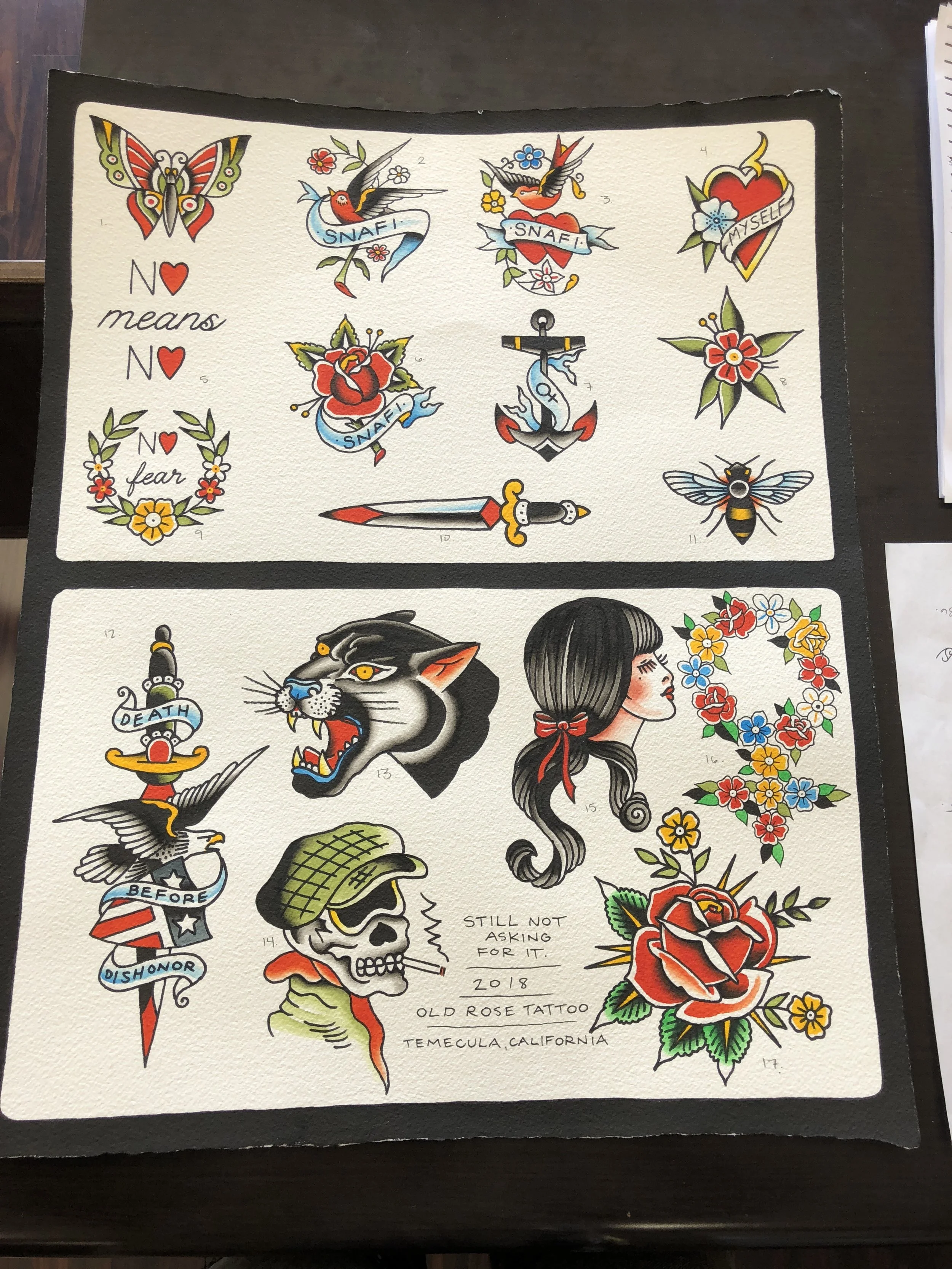 $100 and $200 flash sheet.
