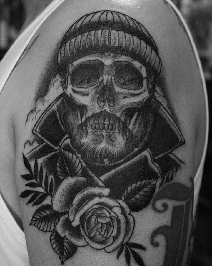 Tattoo by Max Aguilar. Email him at tattoosbymax@yahoo.com for appointment inquiries. 
