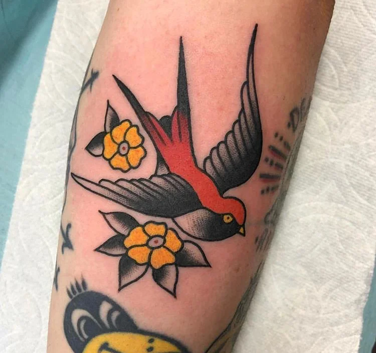 Tattoo by Mike D. DM him @md82art on instagram for appointment inquiries. So many more cool designs just waiting for you in our gumball machine! Only $80 to play. Call the shop for walk in availability. Here are a couple other tattoos done this week: 