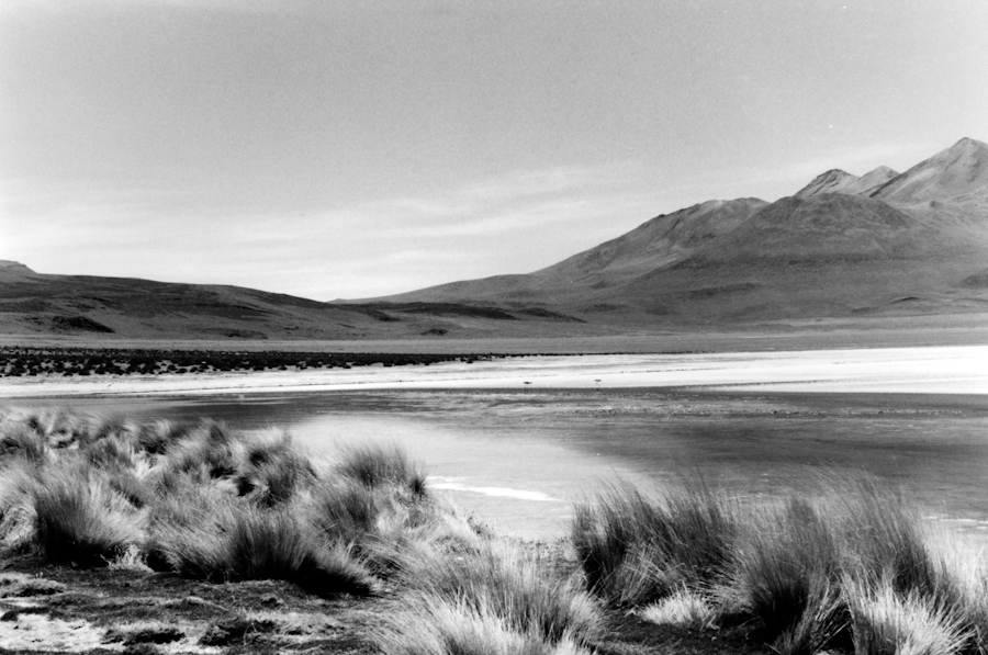 A lake in Bolivia's south west high desert.