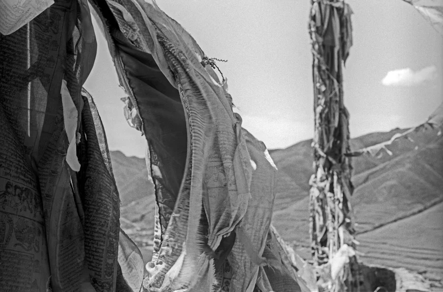 Prayer flag poles