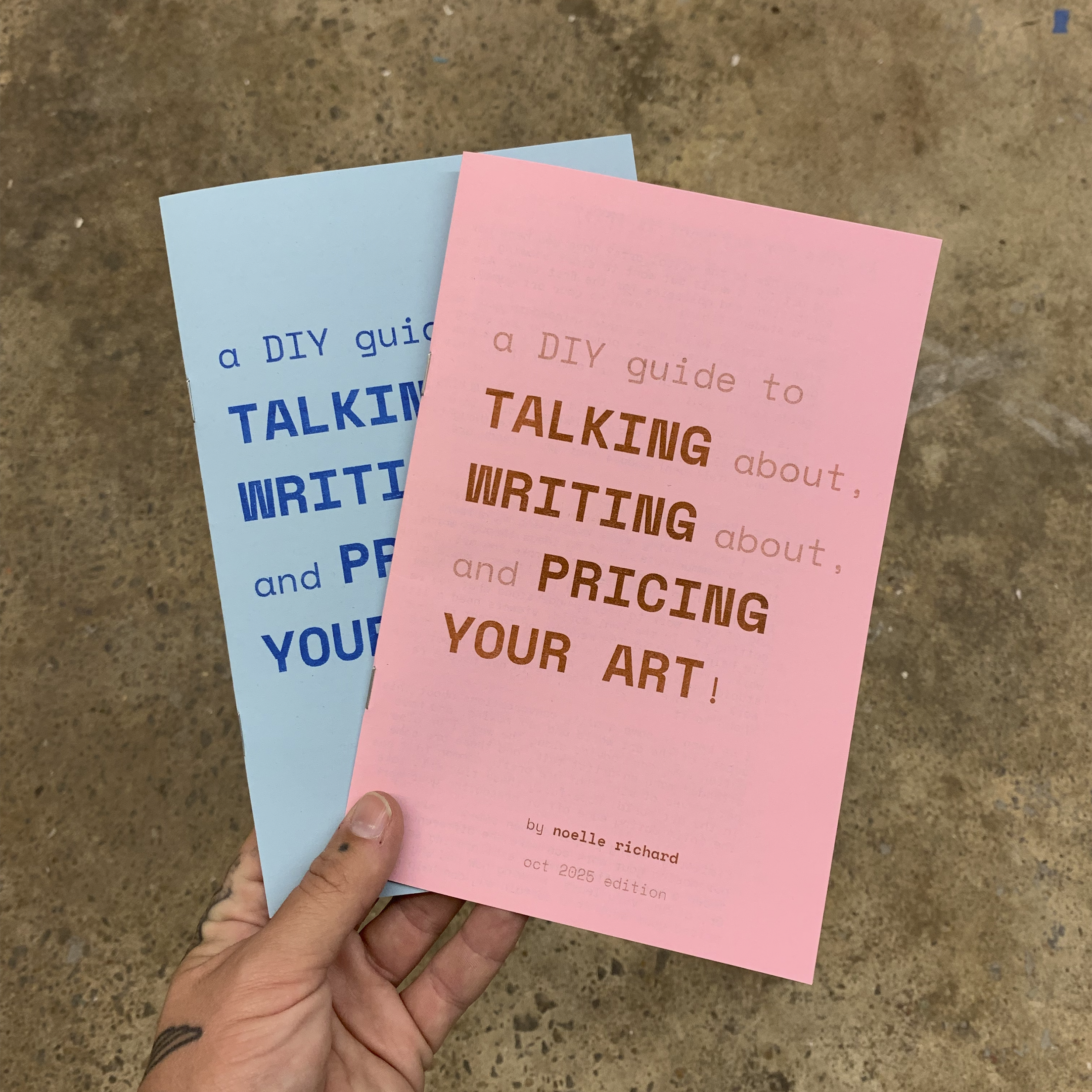  12-page risograph zine, saddle stitch, 2025 