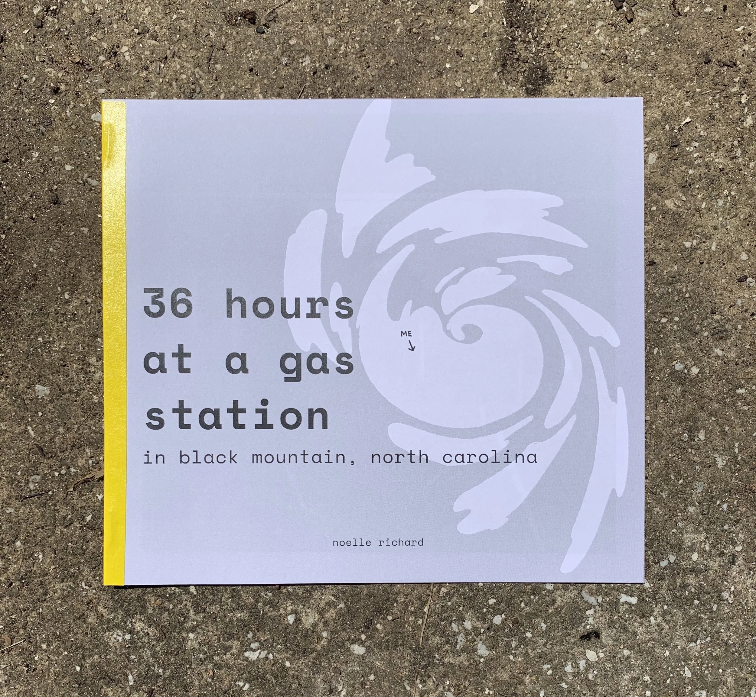  12-page digitally printed zine, staple and tape-bound, 2025. based on  real events in western north carolina during hurricane helene.  