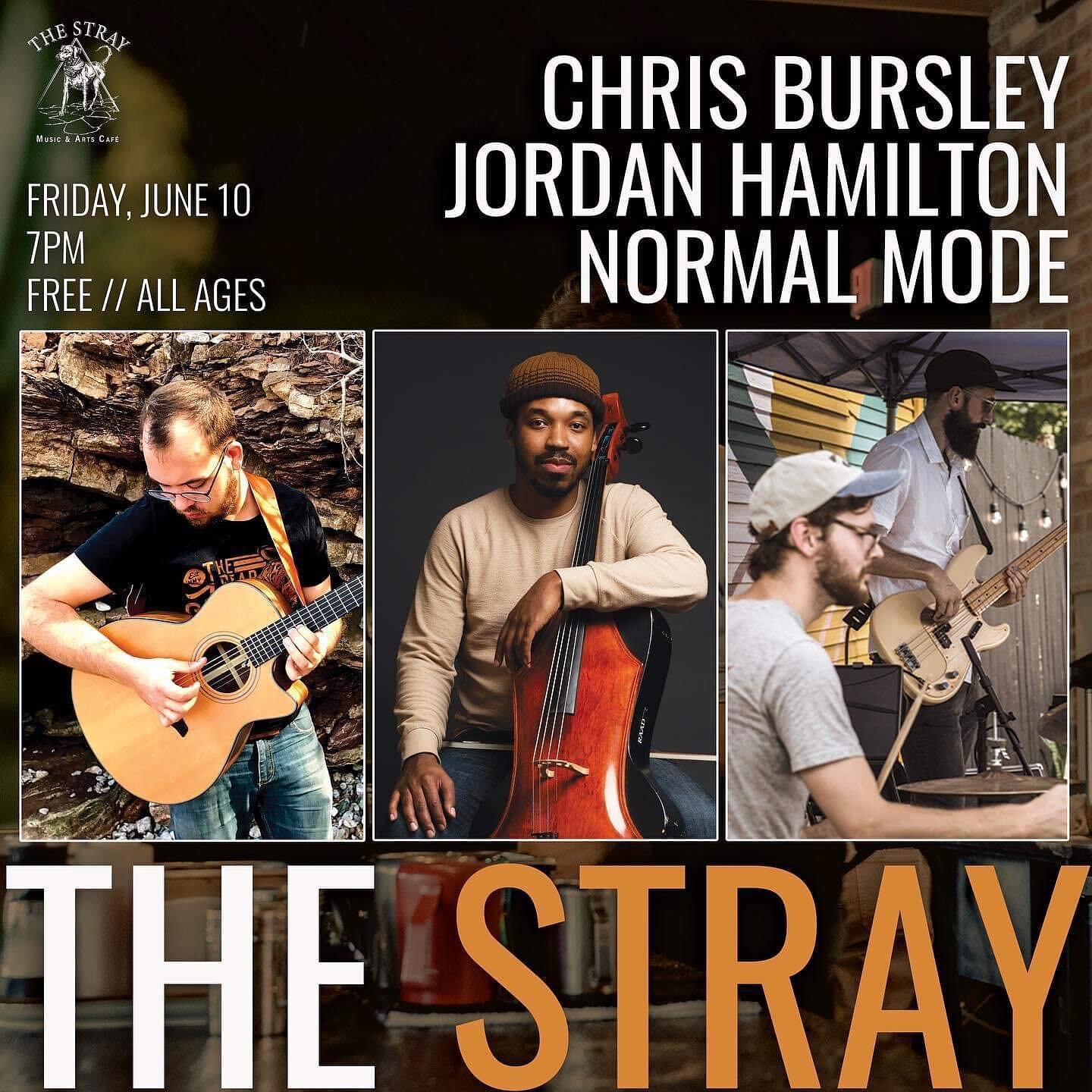 TOMORROW!

Catch Normal Mode alongside Chris Bursley (Loekella) and Jordan Hamilton LIVE at The Stray in Grand Rapids!

7-9:30 pm is when it all goes down, see you there! 🪐✨🎶