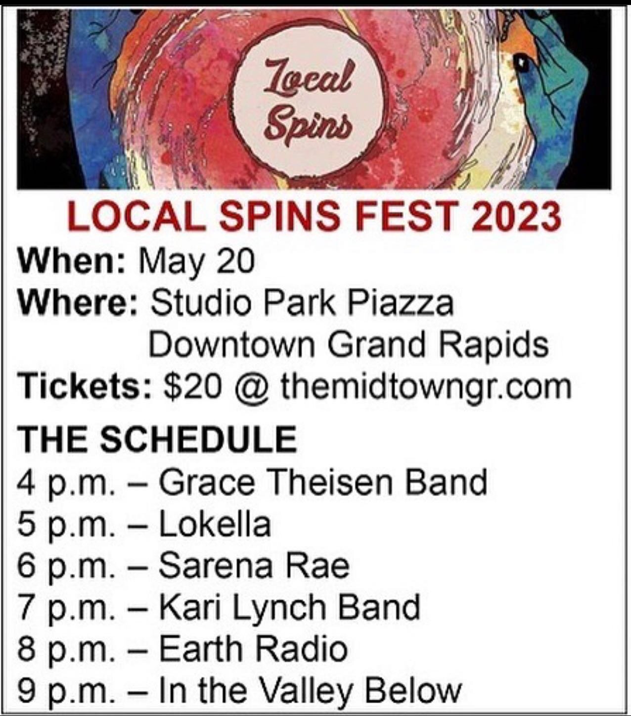 TODAY! The weather&rsquo;s looking great for Local Spins Fest! 🤩

We had a great time yesterday at @liverybrew (with some solid new sound upgrades!) and we&rsquo;re riding that energy into our set tonight, so come say hi and groove with us!

Also, c