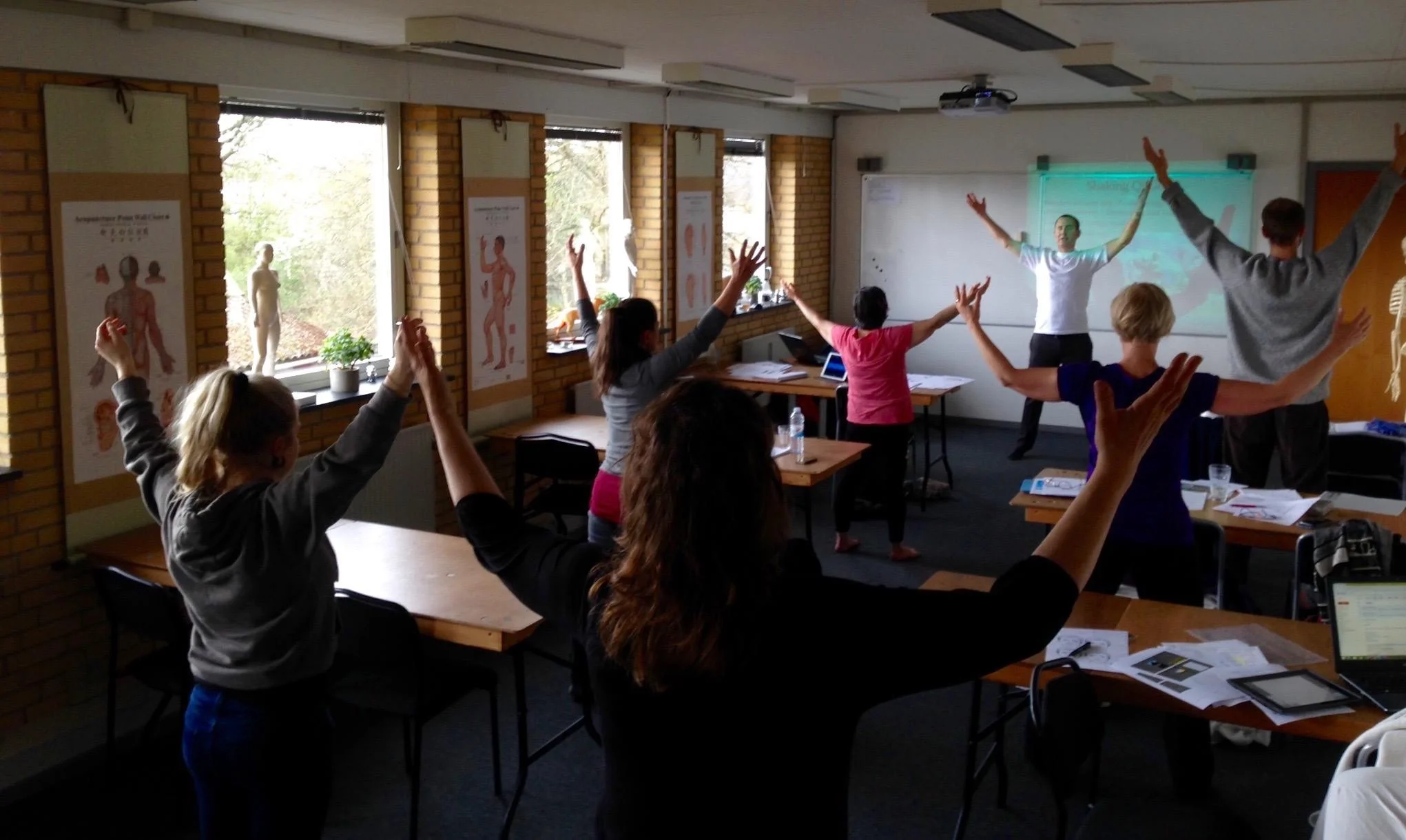 CT teaching shamanic Qi Gong in Aarhus, Denmark 2016