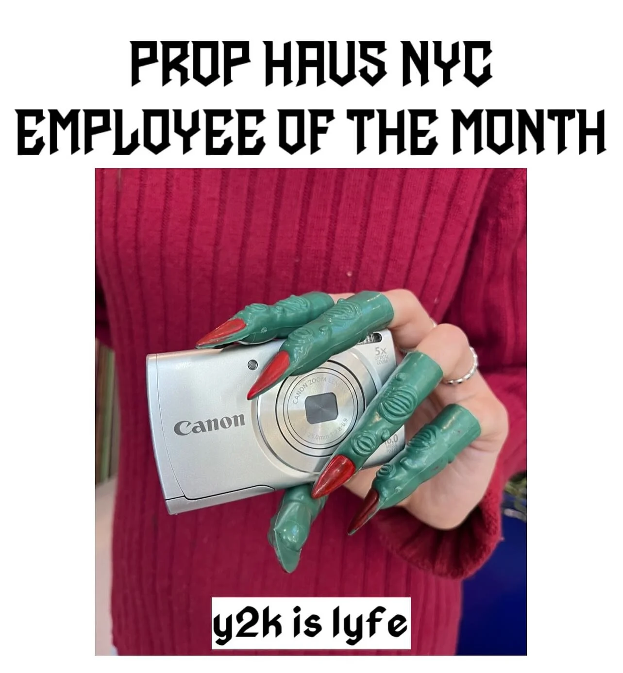 Y2K power shot! Okay&hellip;