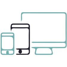 AVAILABLE ON ALL DEVICES Access the course from your desktop, laptop, tablet or mobile device easily. 