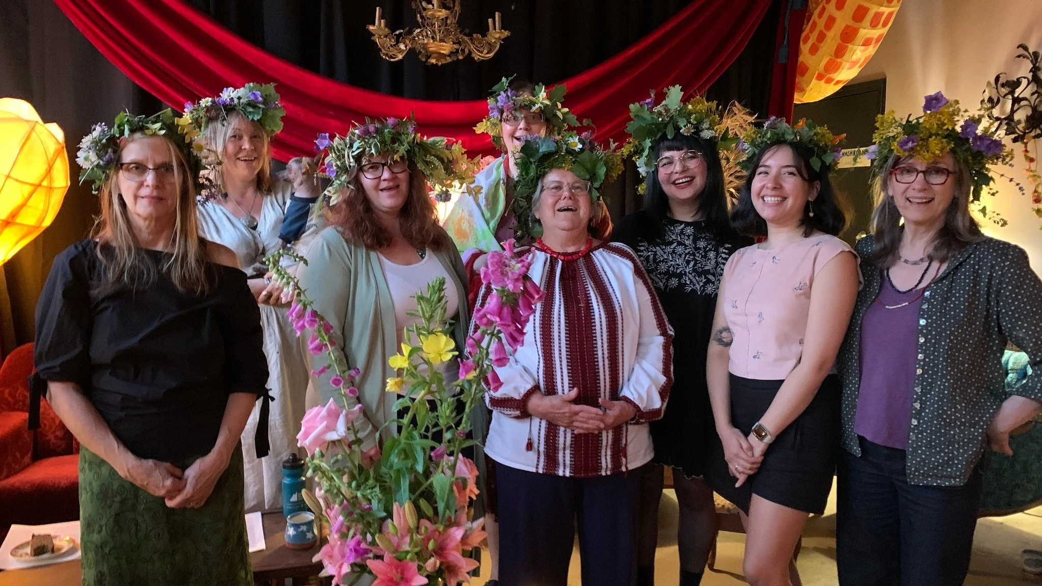 This Thursday!
🌞🌿 In this hands-on gathering we will learn about the Ukrainian midsummer celebration Ivana Kupala. Musician and storyteller Beverly Dobrinsky will explain the historical merging of pagan summer solstice traditions and the Christian