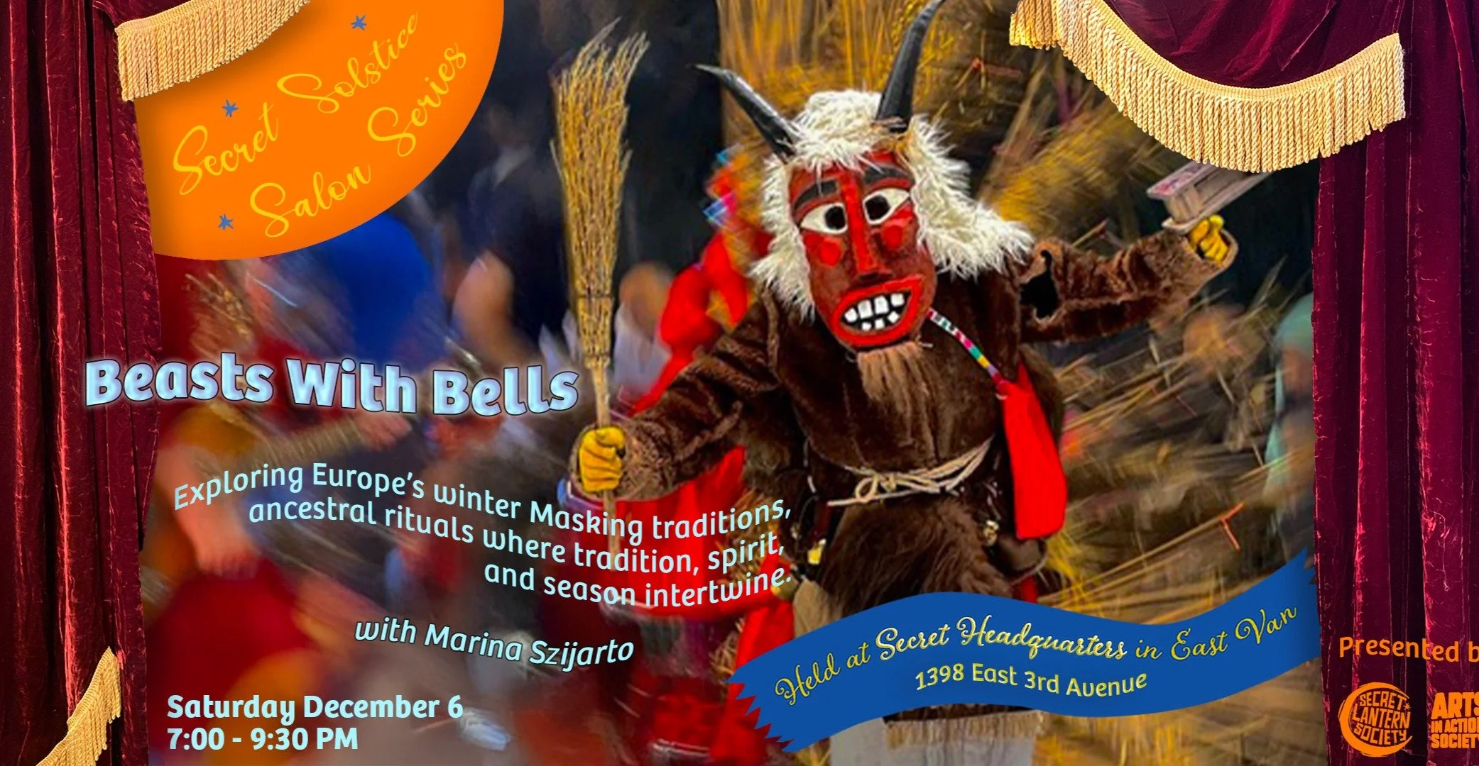 ✨ Step into the glow of the Secret Solstice Salon Series &mdash; five magical evenings exploring winter&rsquo;s ancient mysteries and radiant traditions from around the world.
🌙 All salons take place at Secret Headquarters, the home of the Secret La