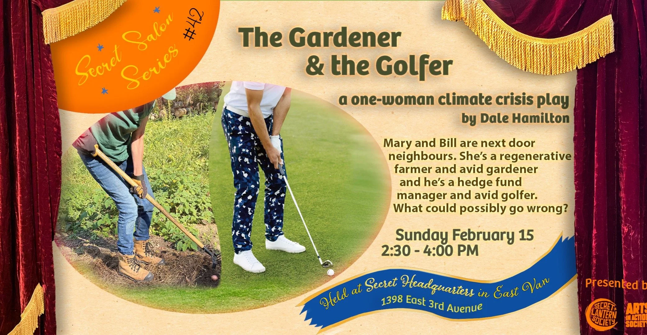 🌿 More than a Salon, this one-woman play by Dale Hamilton explores land use in the time of global warming from an all-too human perspective. With tea and time for discussion.
🎟️ Link in bio
#ClimateTheatre
#RegenerativeFutures
#ArtMeetsEnvironment
