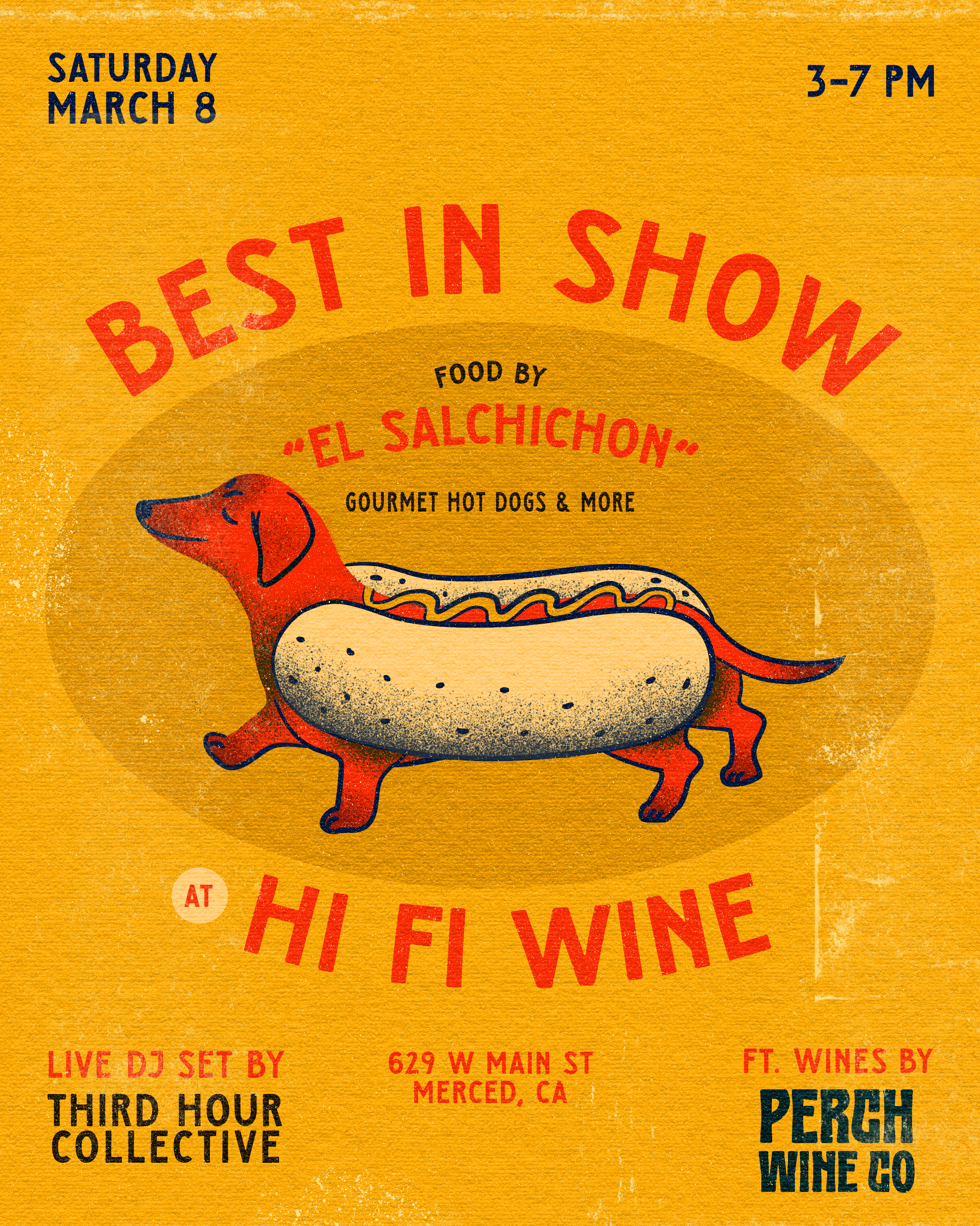 Perch Wine Pop Up Flyer