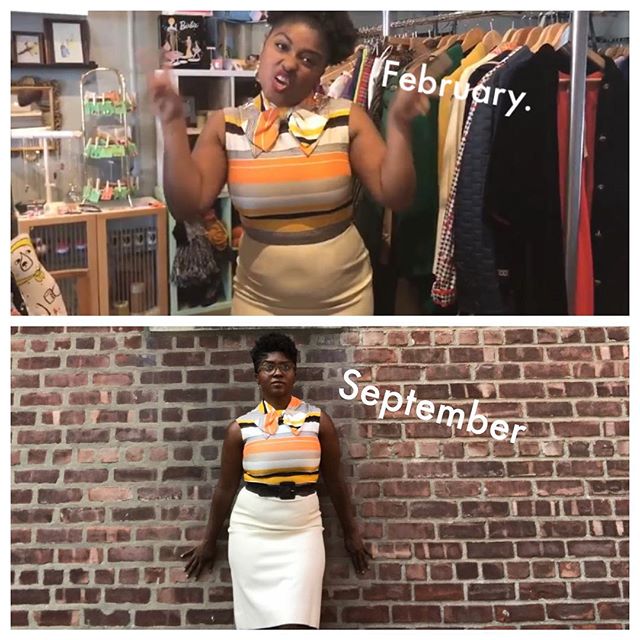 On my style page, @berryberrystylish I got my dates mixed up! I thought this was a year ago but it was this year, seven months ago! @lil_minty_bae has been really making me get up and exercise and focus on what's important, my health--mentally and ph