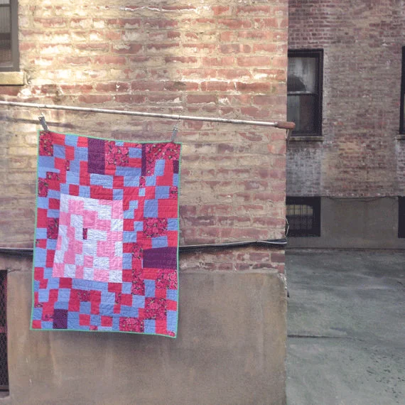 Ditmas Rose (baby quilt)