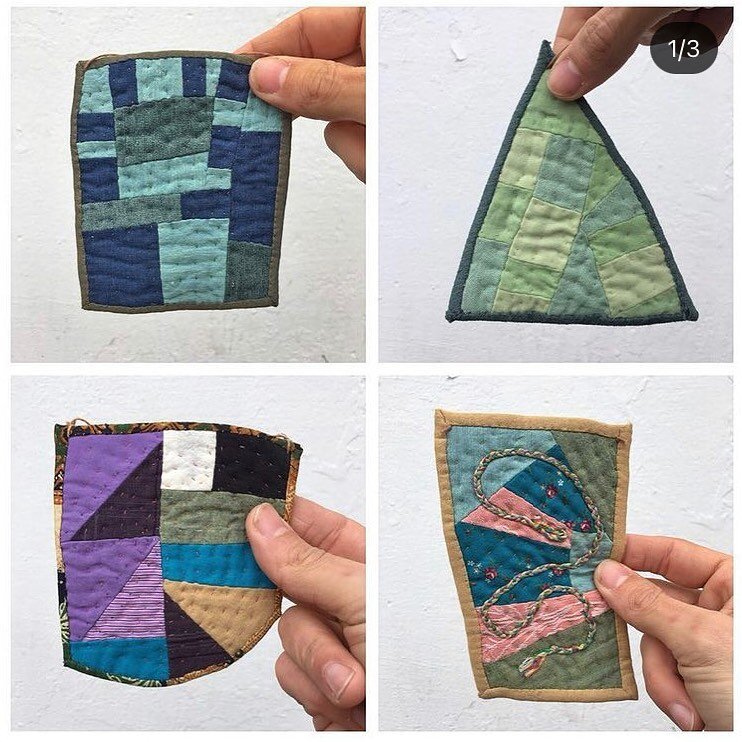 As part of my ≋P≋A≋T≋R≋E≋O≋N≋  launch party this month, I&rsquo;m offering a special workshop: ✨Talisman Tiny Quilts✨
&mdash;
We&rsquo;ll explore together the idea of using our sewing practice to work positive intention into our lives through a hand-