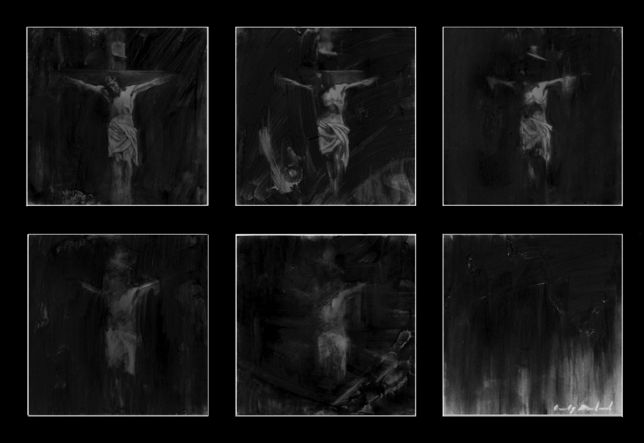  "Loss of Faith", 2012, charcoal on mylar, 8x12 in. 