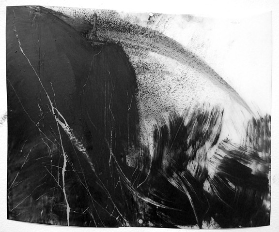  "3:00 pm," 2012,&nbsp;charcoal and gesso on mylar 