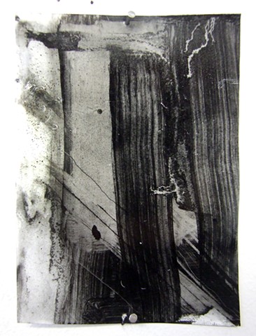  "Ab 2," 2012,&nbsp;charcoal and gesso on mylar 
