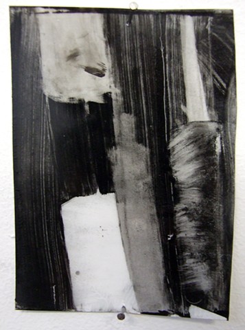  "Ab 1," 2012,&nbsp;charcoal and gesso on mylar 