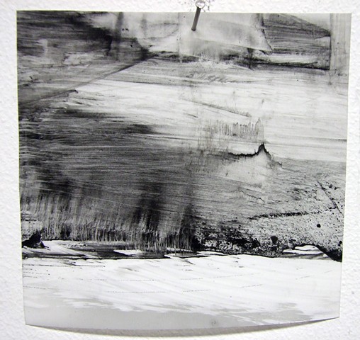  "Ab 10," 2012,&nbsp;charcoal and gesso on mylar 