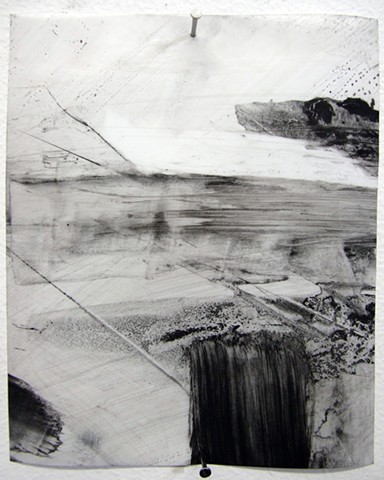  "Ab 18," 2012,&nbsp;charcoal and gesso on mylar 
