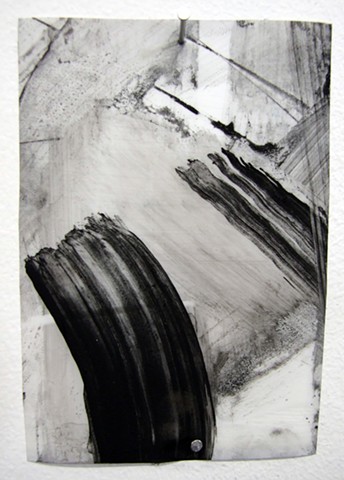  "Ab 22," 2012,&nbsp;charcoal and gesso on mylar 