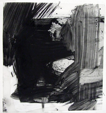 "Ab 23," 2012,&nbsp;charcoal and gesso on mylar 