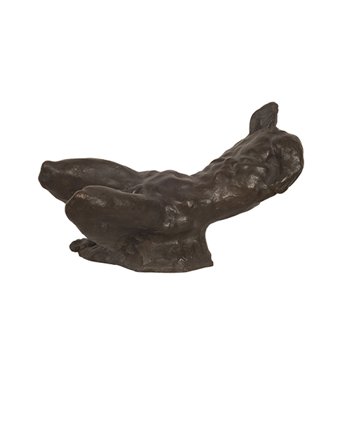  "Torso Nero," 2003, bronze, 9x8x6 in. 