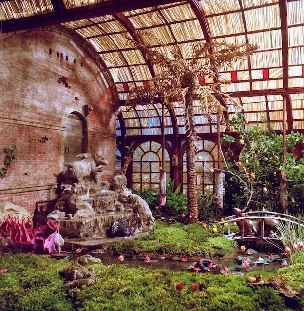"Shadehouse," 2000, c-print, 8.5x8.5 in.