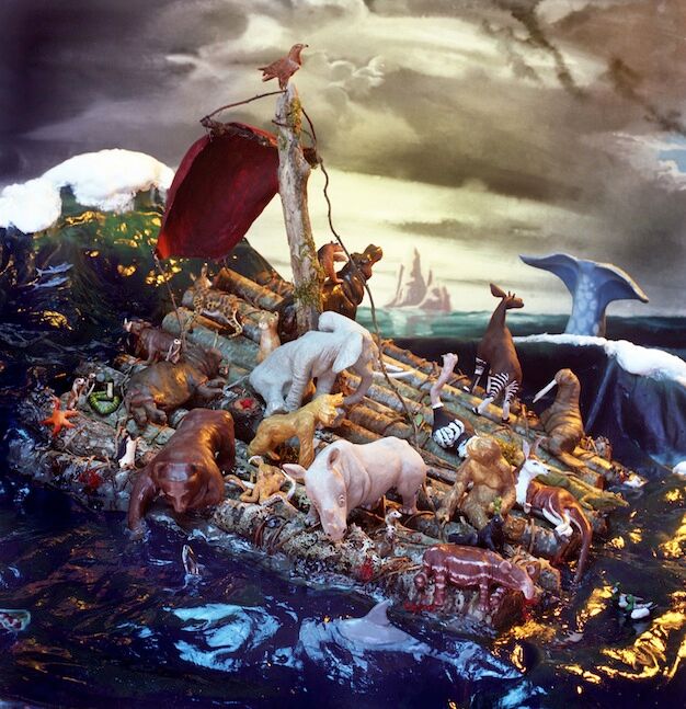 "Raft," 2000, c-print, 8.5x8.5 in.