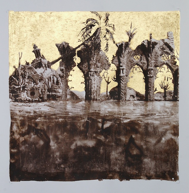  "Grisaille on Gold," 2008, c-print    