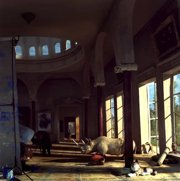 "Palace," 2001, c-print, 8.5x8.5 in.