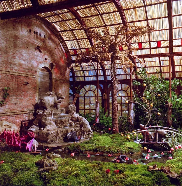 "Shadehouse," 2000, c-print, 8.5x8.5 in.