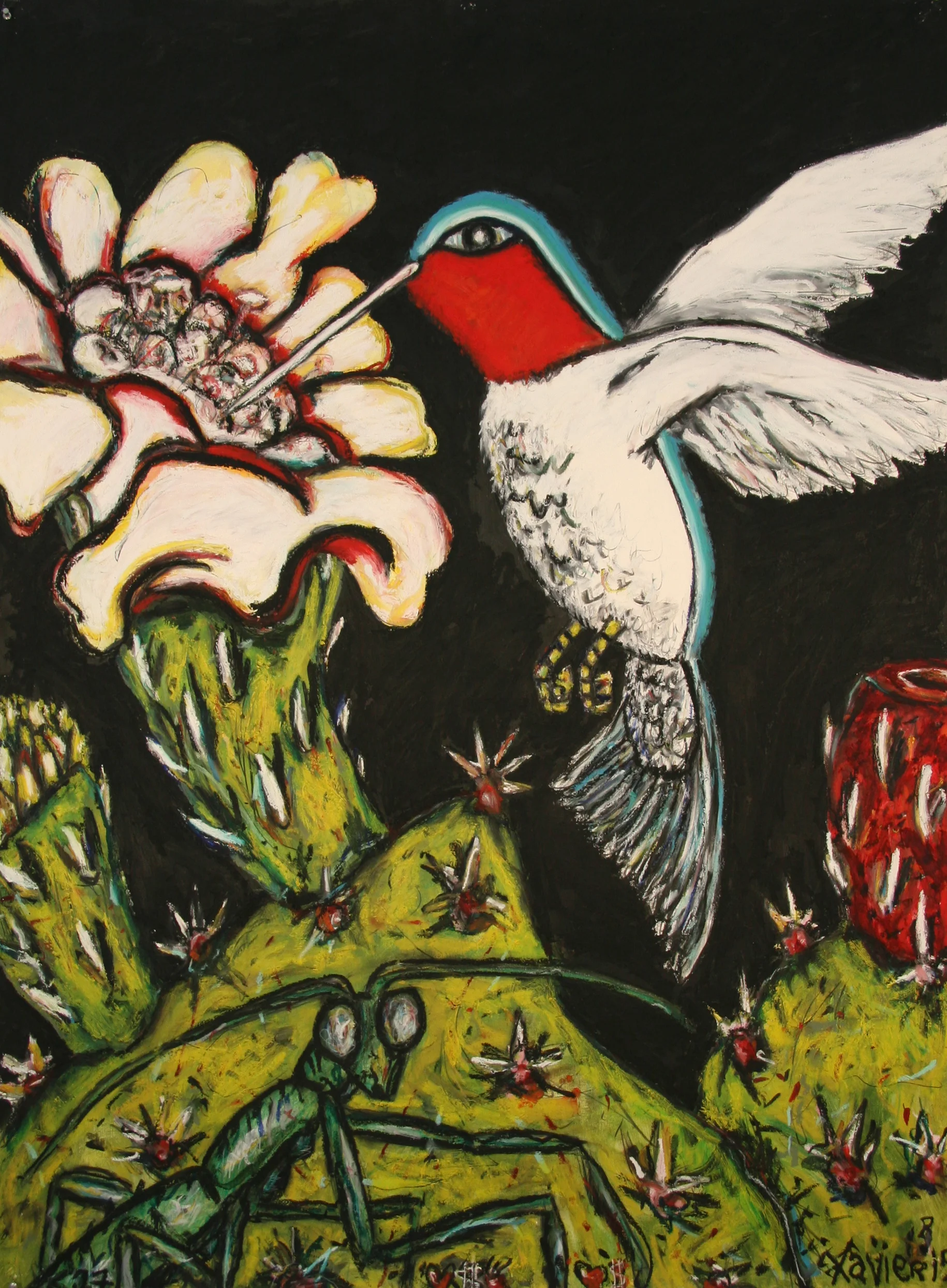 Ruby Throated Hummingbird