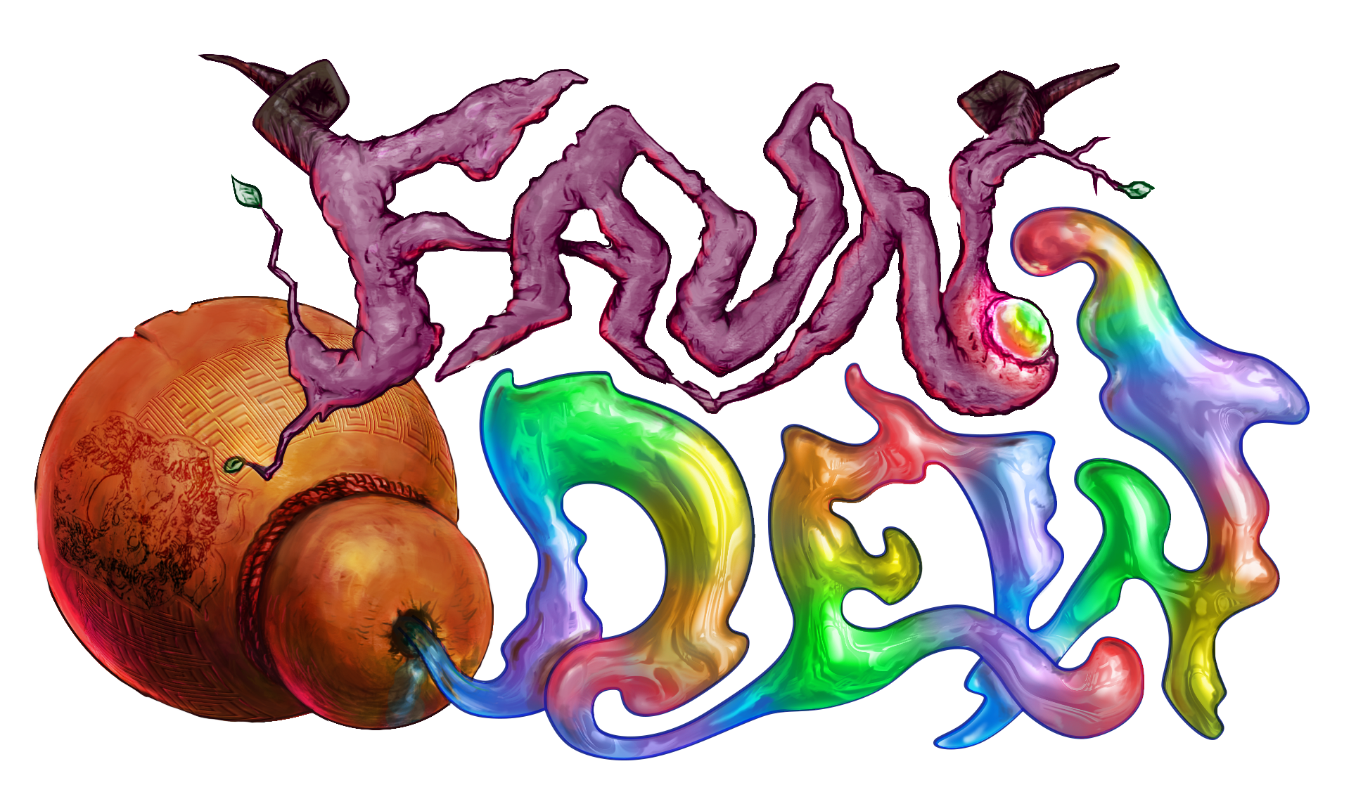Faun Dew Logo Illustration