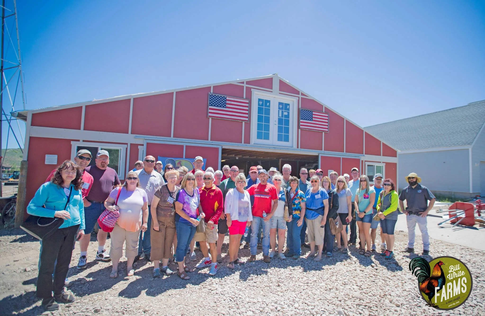 Iowa Farm Bureau tours our ranch in Park City, Utah.