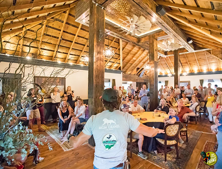 Bill White talks about the importance of sustainability in Park City to the Park City Green Drinks crowd. 