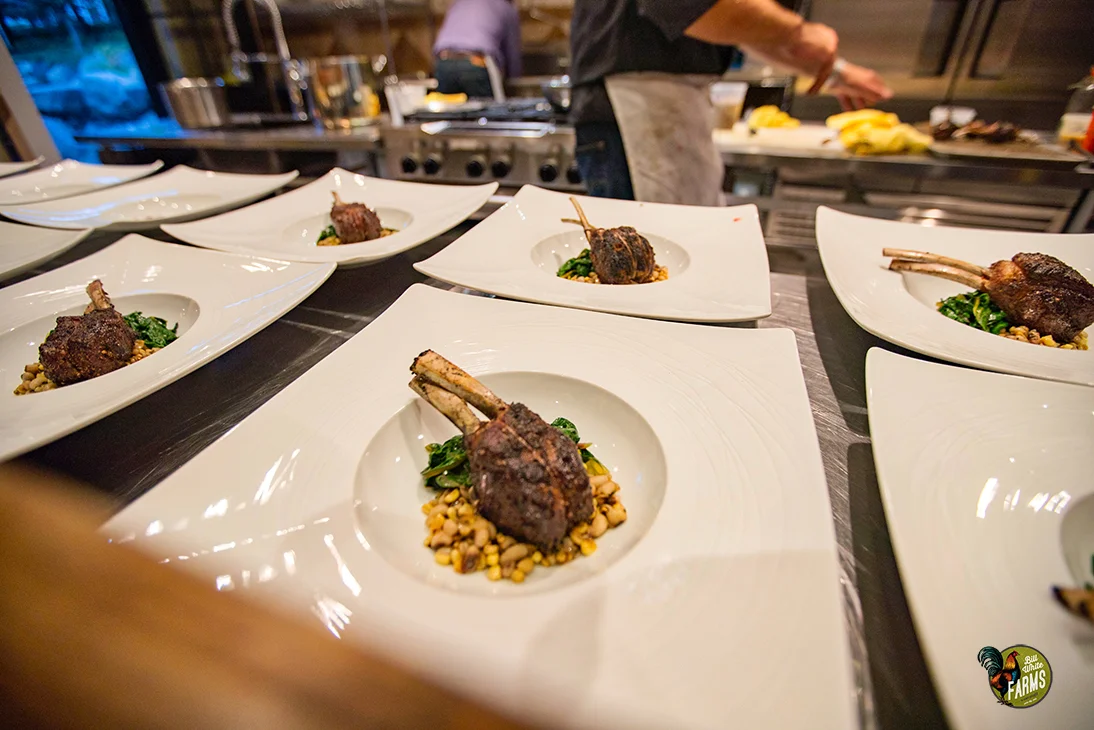 entrée: bill white farms lamb