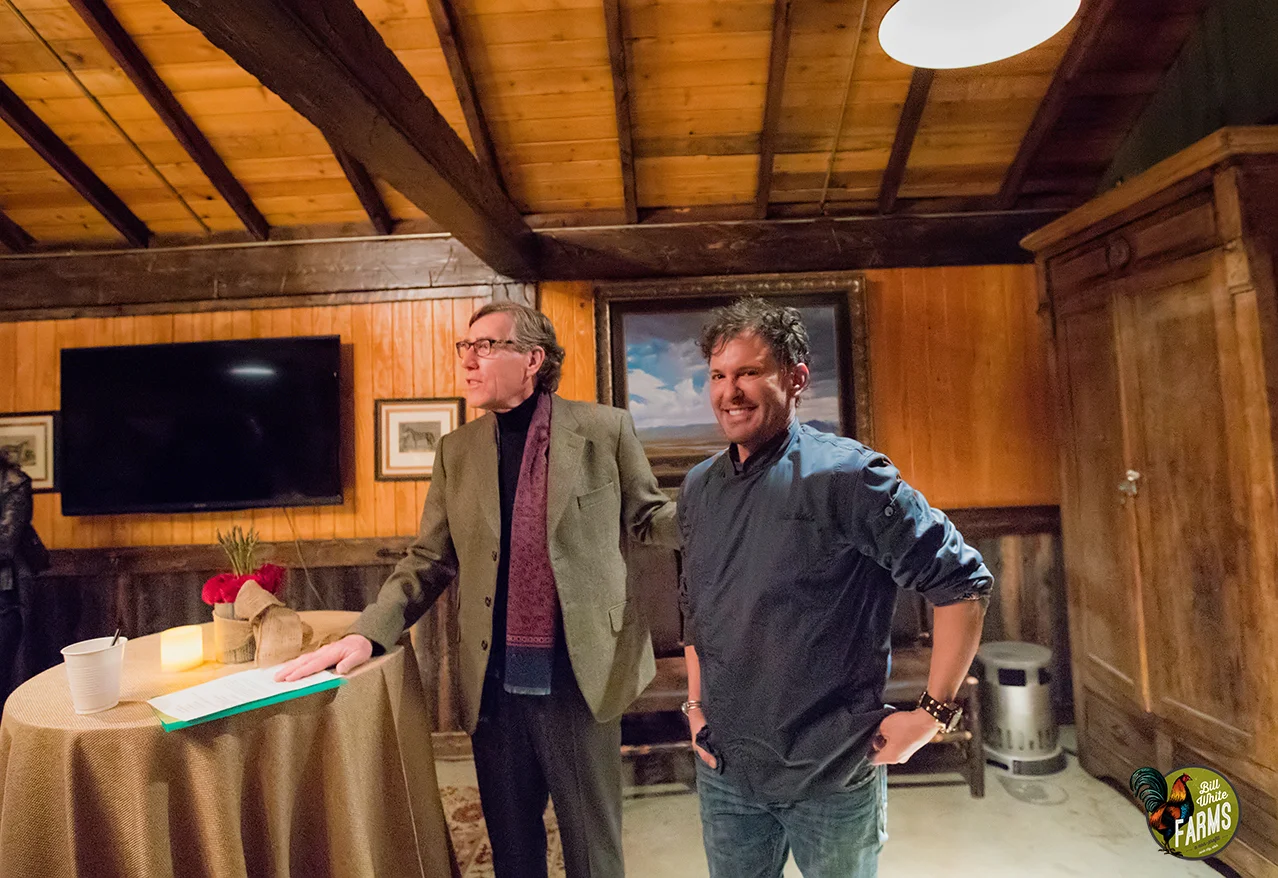 Zions Bank CEO, Scott Anderson, introduces Bill White to the dinner guests. 